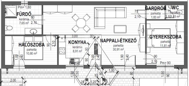 Eladó családi ház, Budapesten, III. kerületben 99.8 M Ft