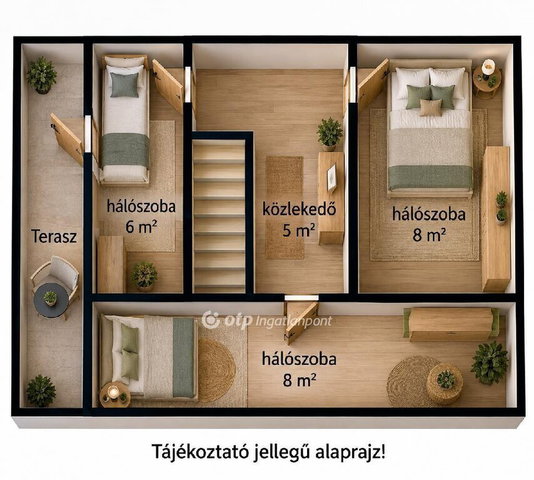 Eladó sorház, Szigethalmon 77.5 M Ft, 1+3 szobás
