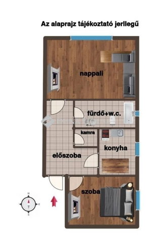 Eladó panellakás, Várpalotán 36.9 M Ft, 2 szobás
