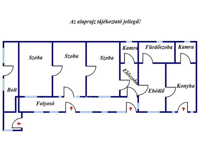Eladó családi ház, Berekböszörményen 13.9 M Ft, 3+1 szobás