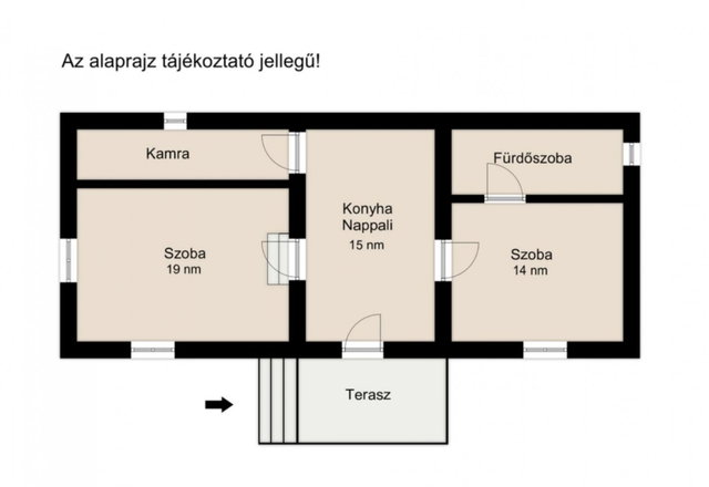 Eladó családi ház, Borsodgeszten 5.5 M Ft, 2 szobás