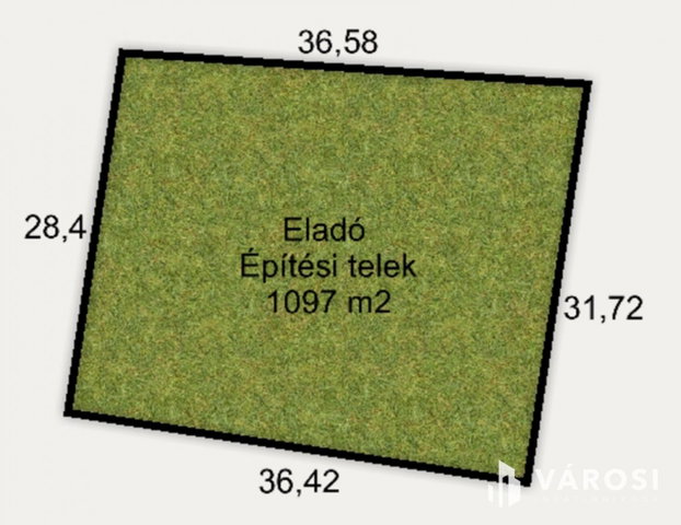 Eladó telek, Hódmezővásárhelyen 16.9 M Ft