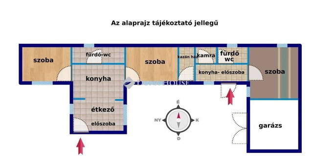 Eladó családi ház, Várpalotán 65 M Ft, 3 szobás