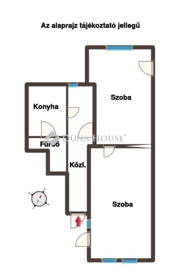 2 bed · 48m² · 55.000.000 ft