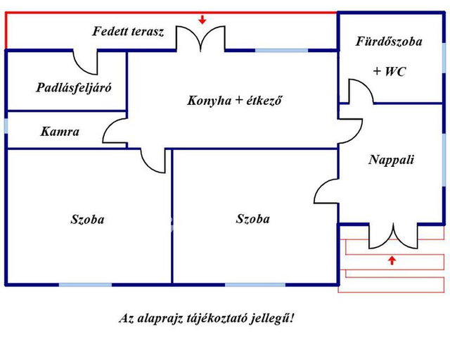 Eladó családi ház, Tiszaszőlősön 30 M Ft, 2+1 szobás
