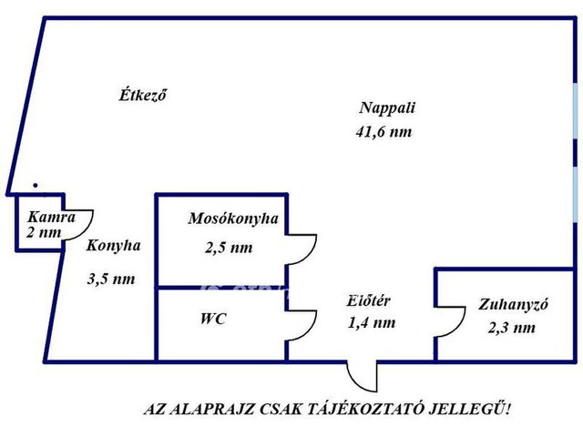 Eladó nyaraló, Cserkeszőlőn 64 M Ft, 3 szobás