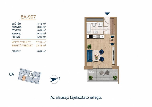 Eladó téglalakás, Budapesten, III. kerületben 74.6 M Ft