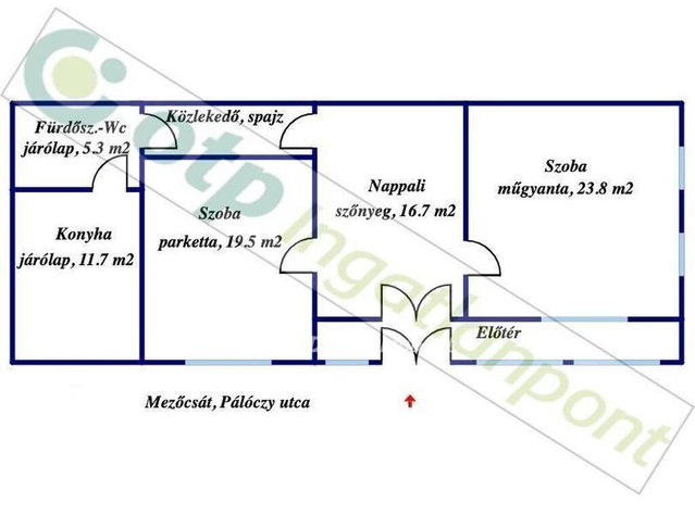 Eladó családi ház, Mezőcsáton 19.9 M Ft, 3 szobás