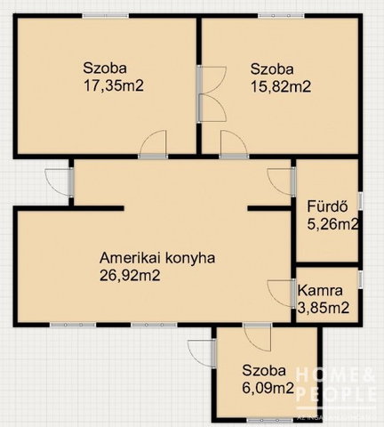 Eladó családi ház, Hódmezővásárhelyen 42.9 M Ft, 2+1 szobás