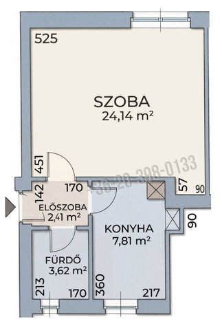 Eladó téglalakás, Budapesten, VIII. kerületben, Százados úton