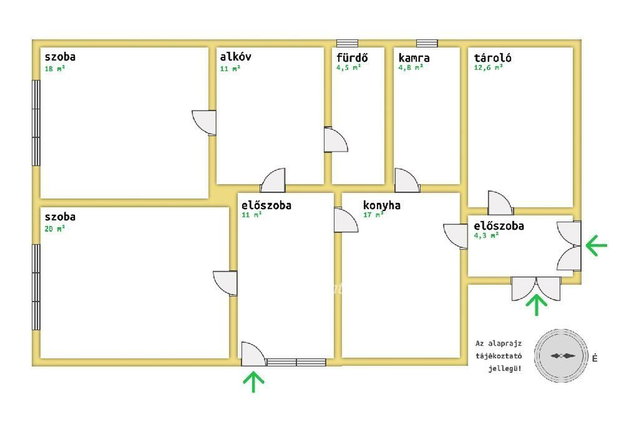 Eladó családi ház, Jászfényszarun 28.9 M Ft, 2+1 szobás