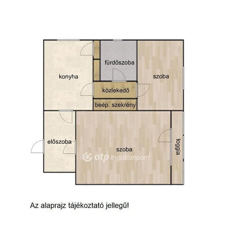 Eladó panellakás, Nyíregyházán 39.5 M Ft, 2 szobás