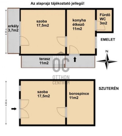 Eladó családi ház, Nagykanizsán 35 M Ft, 2 szobás