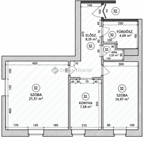 Eladó téglalakás, Budapesten, V. kerületben 115 M Ft, 2 szobás