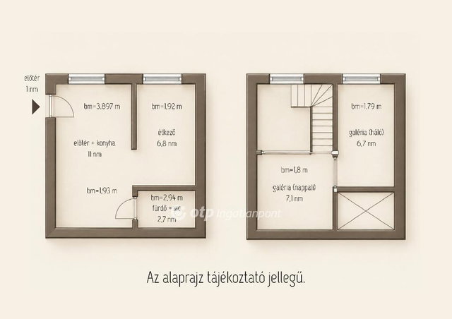 Eladó téglalakás, Budapesten, VI. kerületben 44 M Ft, 1+1 szobás