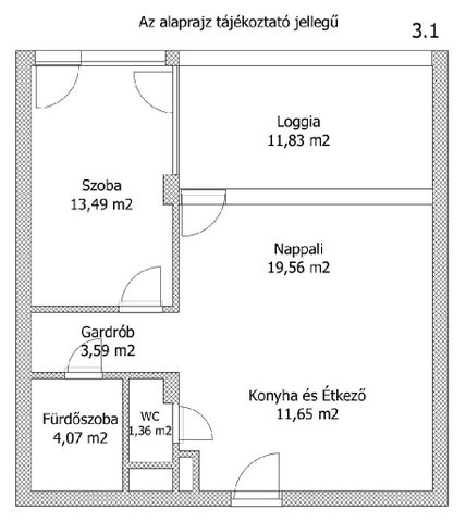 Eladó téglalakás, Keszthelyen 102.9 M Ft, 2 szobás