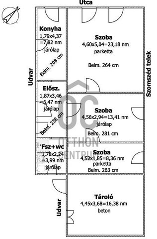 Eladó családi ház, Makón 19.9 M Ft, 3 szobás