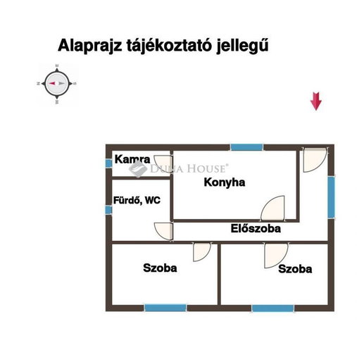 Eladó családi ház, Foktőn 20 M Ft, 2 szobás