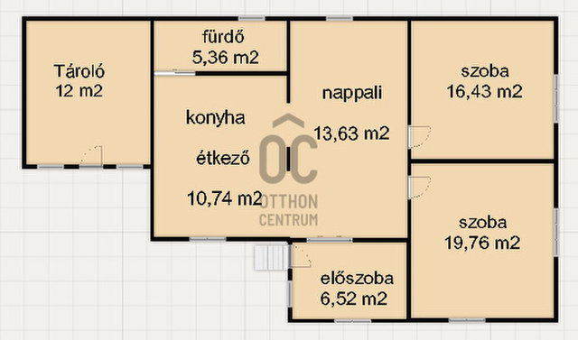 Eladó családi ház, Pusztaapátin 19.9 M Ft, 2 szobás