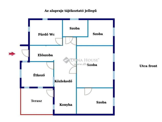 Eladó családi ház, Hosszúhetényen 73 M Ft, 4 szobás