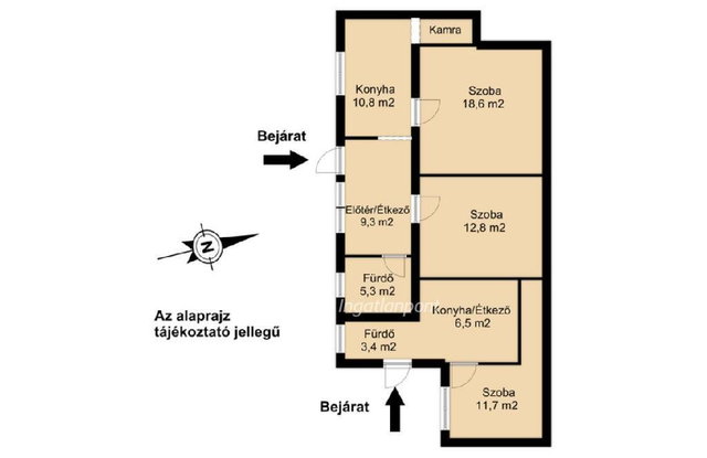 Eladó családi ház, Budapesten, XXI. kerületben 58 M Ft, 3 szobás