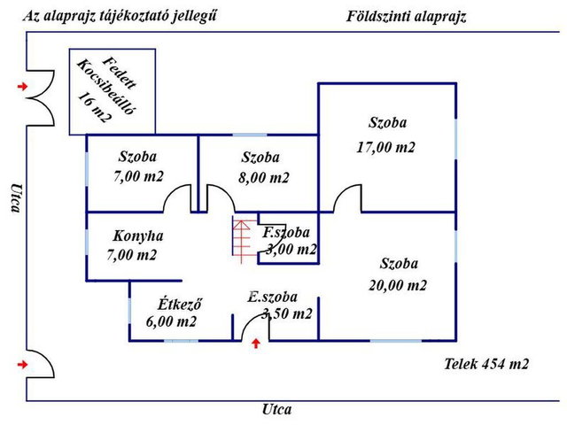 Kiadó nyaraló, Gyulán 230 E Ft / hó, 3+2 szobás