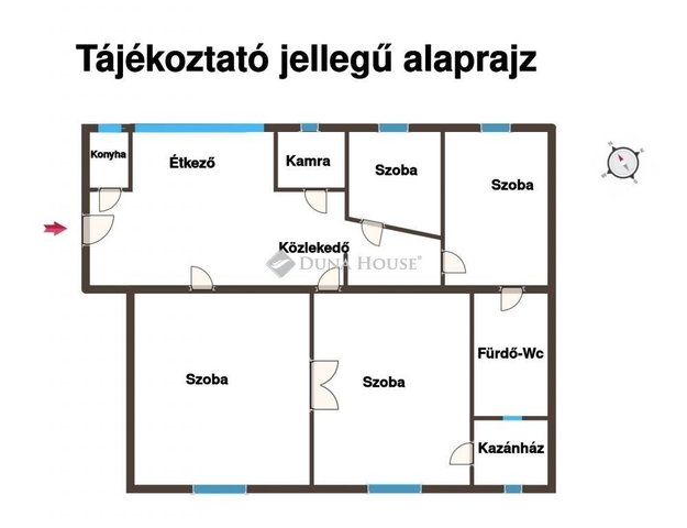Eladó téglalakás, Táborfalván 35 M Ft, 3+1 szobás