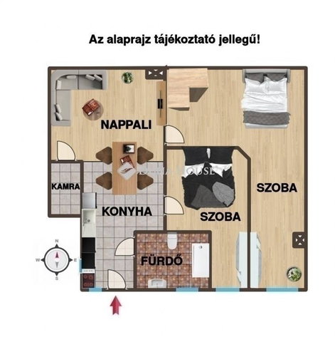Eladó téglalakás, Budapesten, XXI. kerületben 46.9 M Ft