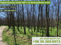 Eladó mezogazdasagi ingatlan, Dabason 190 M Ft