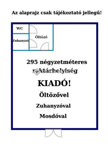 Kiadó ipari ingatlan, Sülysápon 590 E Ft / hó