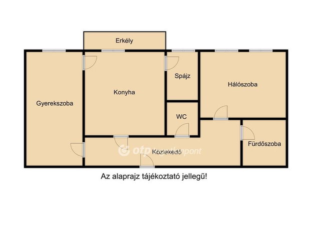 Eladó téglalakás, Tégláson 42 M Ft, 2 szobás