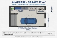 Eladó garázs, Szegeden 13.5 M Ft / költözzbe.hu