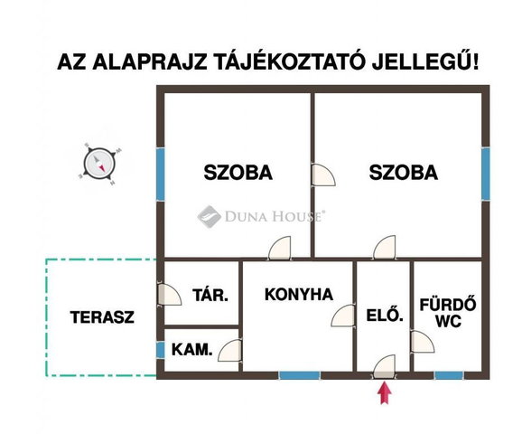 Eladó ikerház, Dánszentmiklóson 38.9 M Ft, 2 szobás