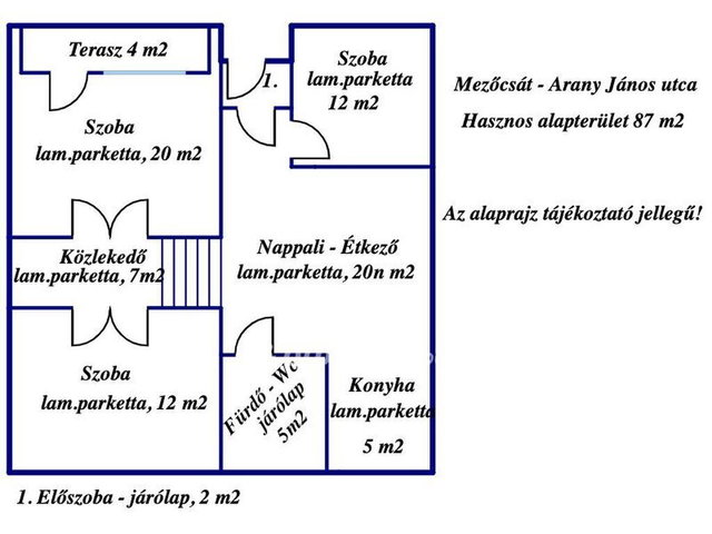Eladó családi ház, Mezőcsáton 17 M Ft, 3 szobás