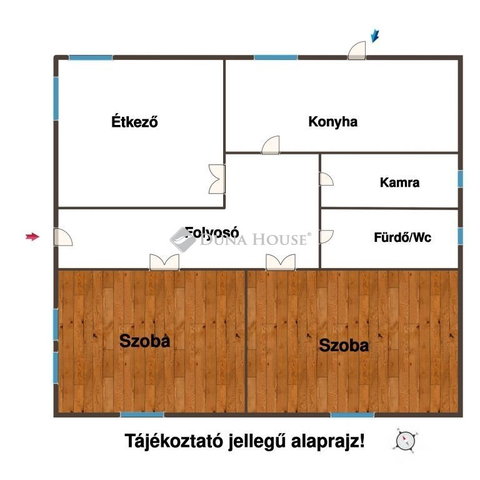 Eladó családi ház, Tápiószentmártonon 38 M Ft, 2 szobás
