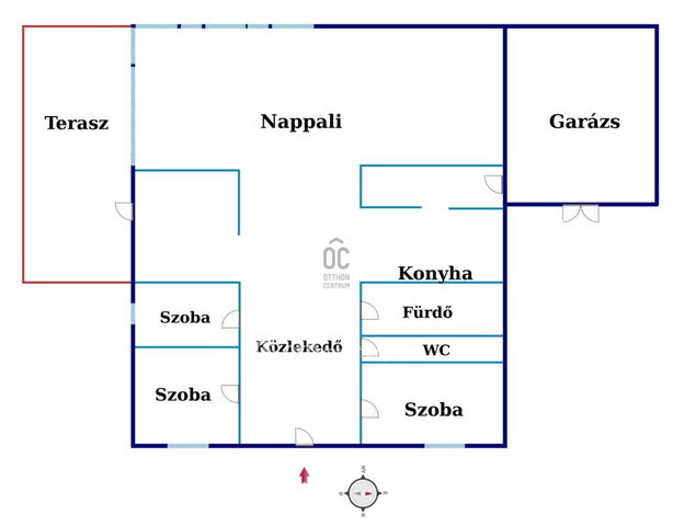 Eladó családi ház, Komádiban 54 M Ft, 1+2 szobás
