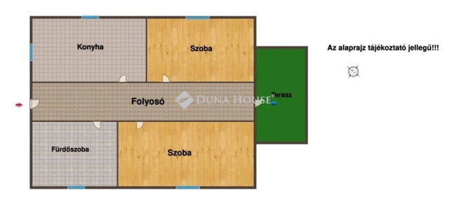Eladó családi ház, Kiskörén 14.6 M Ft, 2 szobás