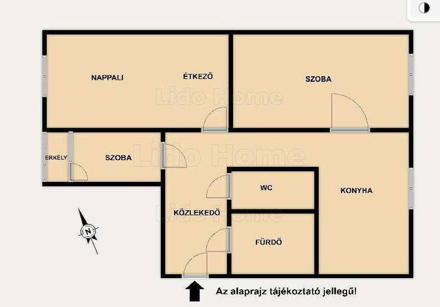 Eladó panellakás, Veszprémben 49 M Ft, 3 szobás