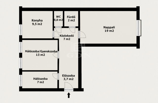 Eladó panellakás, Budapesten, X. kerületben 62.5 M Ft, 3 szobás