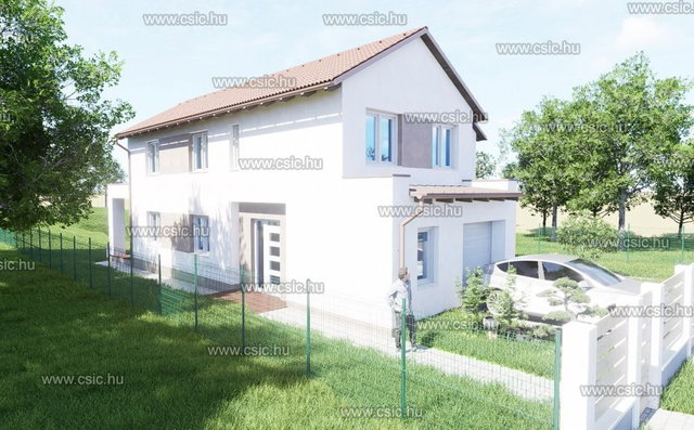 Eladó ikerház, Veresegyházon 125 M Ft, 3+2 szobás