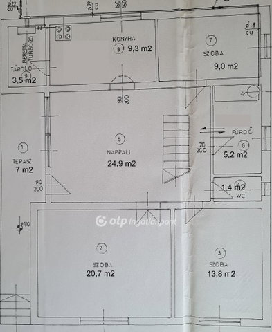 Eladó családi ház, Tapolcán 100 M Ft, 4 szobás