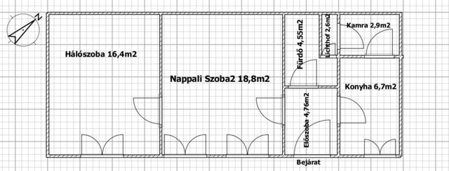 Eladó téglalakás, Budapesten, VII. kerületben 74.9 M Ft