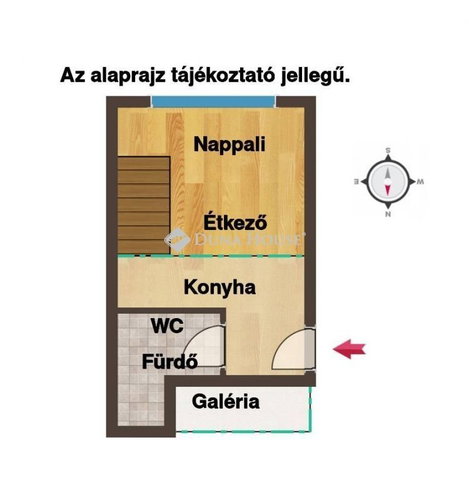 Eladó téglalakás, Debrecenben 43.9 M Ft, 1 szobás