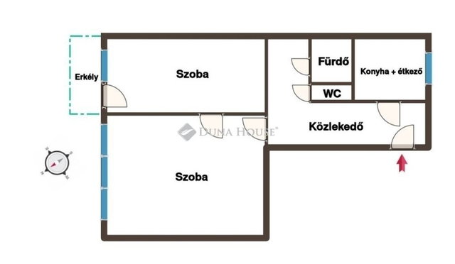 Eladó panellakás, Budapesten, XX. kerületben 56.99 M Ft, 2 szobás