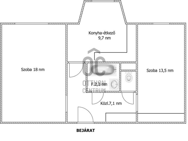 Eladó panellakás, Pakson, Kurcsatov utcában 37.9 M Ft, 2 szobás