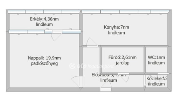 Eladó panellakás, Szekszárdon 26.9 M Ft, 1 szobás