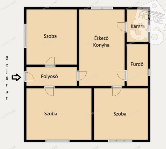 Eladó családi ház, Medinán 14.9 M Ft, 3 szobás