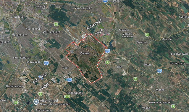 Eladó telek, Vecsésen 254.8 M Ft / költözzbe.hu