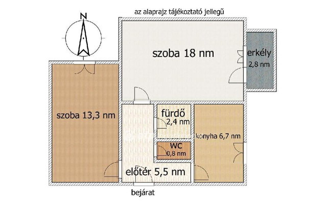 Eladó panellakás, Budapesten, XXII. kerületben 60 M Ft, 2 szobás