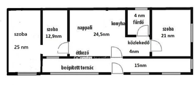 Eladó családi ház, Őrhalmon 24 M Ft, 4 szobás